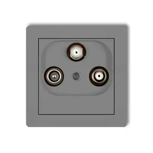 Socket outlet Karlik 27DGSN IP20 — single-module electrical wall socket