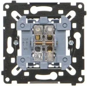 Kontakt-Simon stair switch SW6MR, black, 10 AX, two-way (ŁĄCZNIK SCHODOWY)