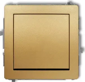 Wall switch Karlik Deco 29DWP-3.1 stair switch, gold finish, no pictogram