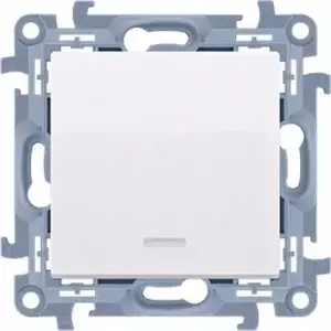 Universal staircase switch Kontakt-Simon CW6L.01/X/11 10AX 250V~ LED module screw terminals white