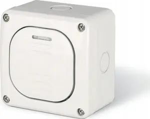 Surface-mounted momentary push button Scame Protecta IP66 hermetic 10A model 137.5311P gray