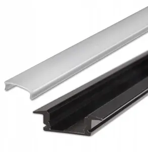 LED profils LVT Masterled 0454, 2 m, melns