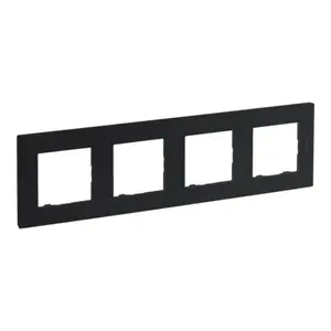 Sienas plāksne / slēdža vāks Legrand 863794, pelēks termoplastmasa, 299×86×10 mm