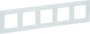 Рамка пятипостовая Legrand Niloe Step 863095 — мятный цвет, для установки 5 модулей