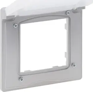 Рамка Legrand Niloe Step одиночная IP44 алюминий 863396