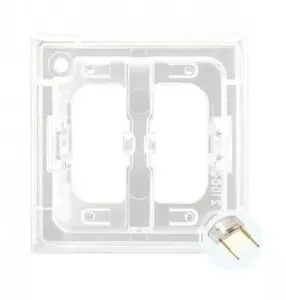 Electrical switch accessory Ospel ZP-2UB — mounting/connector module for electrical switches