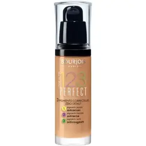 Жидкий тональный крем Bourjois Paris 123 Perfect 30 мл, диспенсер‑помпа, тон 57 Light Tan
