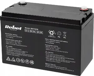Gel Battery Rebel Power 12V 100Ah (rechargeable lead–acid gel) BAT0416