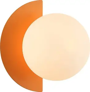 Настенный светильник Italux Nauti WL-37482-OR 1x25W G9, оранжевый/белый