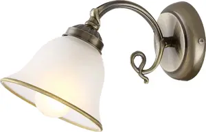 Wall light GLOBO 60208W with E27 socket, IP20, Protection class I