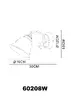 GLOBO 60208W wall light E27 Photo 3