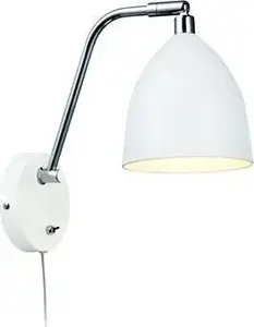 Sienas lampa Markslojd Fredrikshamn 1x40W — vienas spuldzes sienas gaismeklis, modelis 105026