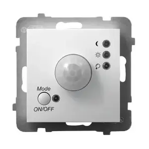 Electrical Wall Plate Ospel ŁP-16U/m/00 — single-gang metallic finish