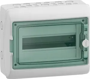 Sadales skapis SCHNEIDERE Mureva / Kaedra 1x12 IP65 UV MRV-1-12-NT-T 13431 virsapstākļu ar caurspīdīgām durvīm