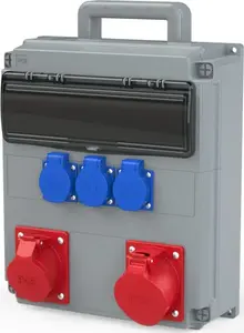 Portable distribution box PCE OPOLE 32/5 16/5 3GS without protection IP54 model 909210003W