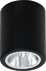 Потолочный светильник Luminex Plafon natynkowy Downlight 11,2 см черный
