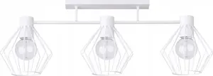 Griestu lampa No name Sigma Viki 3 31761 — 3×60W E27, balta