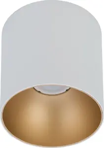 Griestu lampa NOWODVORSKI POINT TONE WHITE/GOLD modelis 8221 — griestu balti-zelta apdare