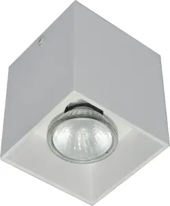Потолочная лампа Zuma Line Square 1x50W белая (модель 50475-WH)