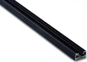 Track lighting rail Azzardo AZ4729, single-phase black aluminum