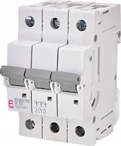 Circuit Breaker Etipo ETI Polam Asti Etimat 10 271030100 3P B 10A 10kA AC