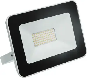 LED Floodlight GTV iLUX 10W 800lm AC230V RA>80 IP65 120° beam 6400K cool white