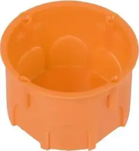 Flush-Mount Electrical Box Simet 60 mm shallow orange Z 60KF (model 33048008) pack 80 pcs
