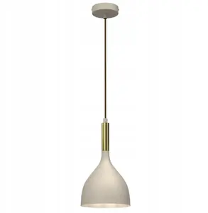 Подвесной светильник Luminex Noak 4005, 1x15W E27, бежево-золото