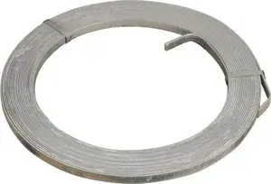 Galvanized steel strapping CYNK-MAL 25×4 mm, coil ~62 m, weight 50 kg