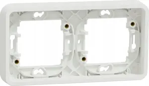 Подставка под гнезда Schneider Electric Mureva Styl MUR39101 2x горизонтальная белая
