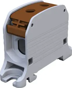 Соединитель шинный Simet STB 50 винтовой Al/Cu Simblock коричневый (MPN 81001015)