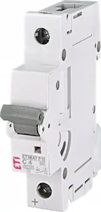 Circuit breaker Etipo ETI Polam Asti Etimat 10 260401104 1P C 4A 10kA DC