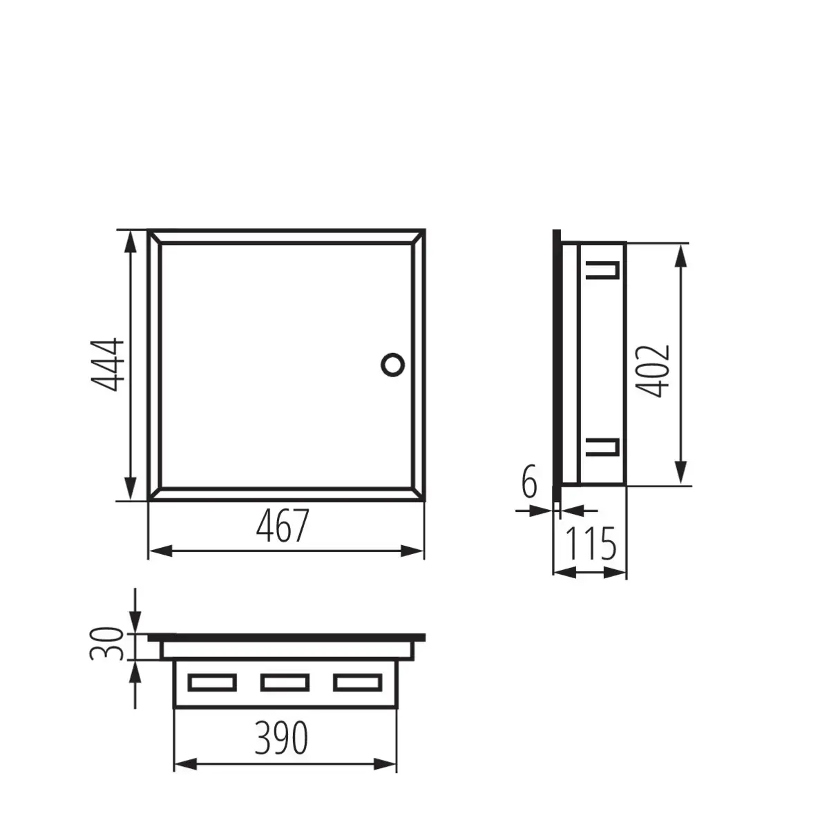 Распределительный щит Kanlux 29320 — 63 A, 230–400 V Photo 3