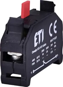 Connector (normally closed NC) Eti-Polam model 004771501 — electrical switch contact