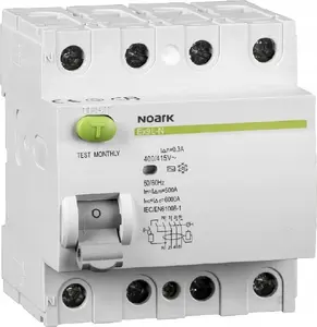 УЗО Noark EX9L-N 4P 40A 30mA 6kA (MPN 108362)