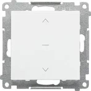 Roller shutter push button module Kontakt‑Simon 55 TZP1K.01/111 10 A 250V~ quick-connect white matte