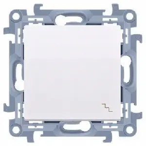 Kontakt-Simon stair switch CW6C.01/11 white — single-pole mechanical stair lighting switch