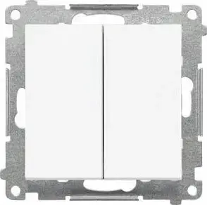 Switch module Kontakt-Simon TW5.01/111 10 AX 250 V~ quick-connect white matte
