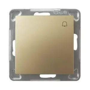 Ospel ŁP-6Y/m/28 Gold smart switch module, IP20, 250 V AC, 10 A, 71×71×40 mm