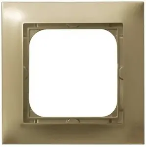 Outlet box accessory Ospel R-1Y/28, plastic, 1 pc, package 140×162 mm