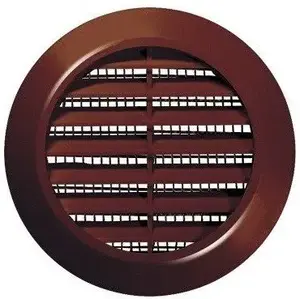 Ventilation grille AWENTA T74BR MINI-AWENT fi60 mm, brown