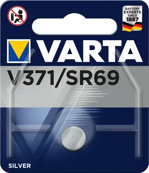 Varta V371 SR69 sudraba oksīda baterija Photo 2