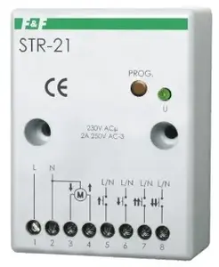 Roller shutter controller FF STR-21 230V 50–60Hz screw terminal white