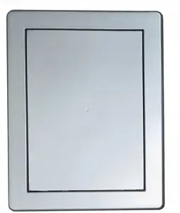 Лючок ревизионный AWENTA DT14SS пластиковый 20×30 см сатинированное серебро