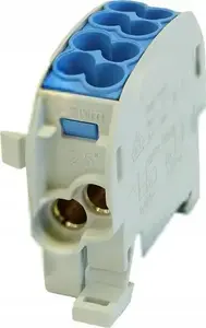 Клеммный блок Simet SCB 25 (81501003) Al/Cu — отводной соединитель, синий
