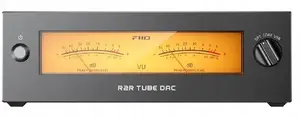 FiiO lampowy DAC R2R/Buffer — Warmer (black) — desktop tube DAC with R‑2R ladder and buffer stage