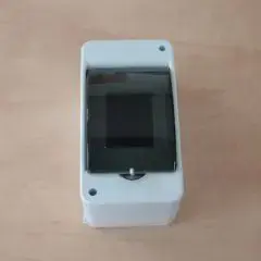 Modular surface-mounted distribution box PAWBOL C.2061 1x3 N+PE IP30 with smoked cover