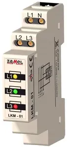 Power indicator ZAMEL LKM-01-40 single-pole 230V 2.8mA wired 2.8 mA