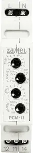 Timer relay ZAMEL PCM-11 cyclic 2-time settings 16A 230VAC