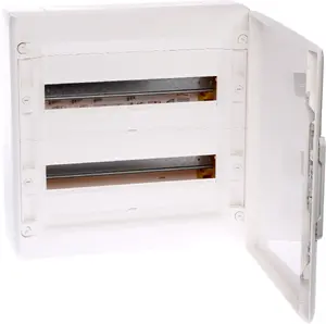 Legrand surface-mounted distribution enclosure with white door, model 401647